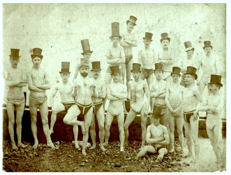1863, Members of the Brighton Swimming Club