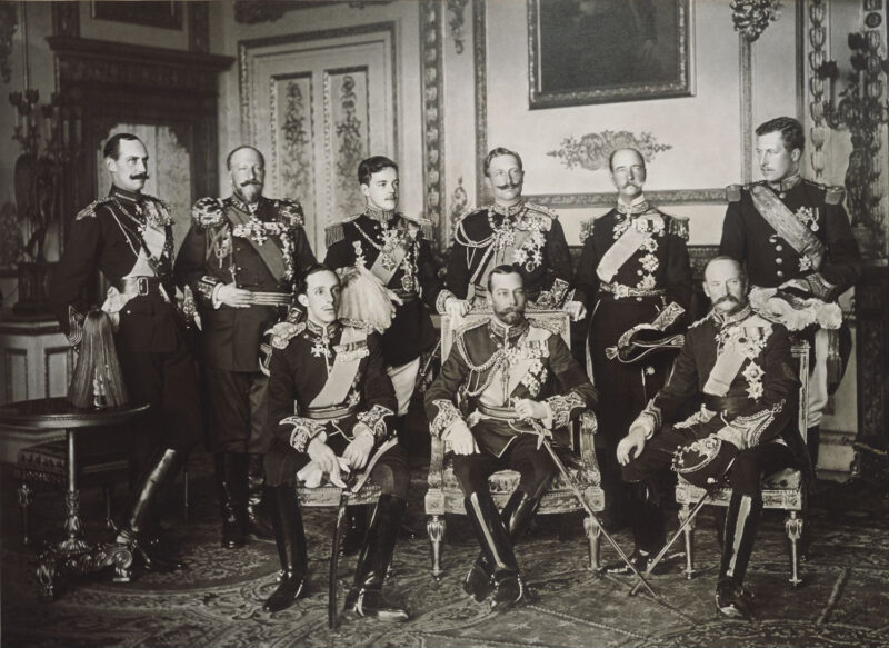 1910, Nine Kings in one frame