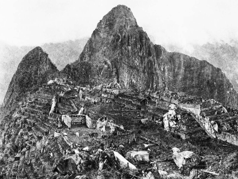 1911, The first photo following the discovery of Machu Picchu
