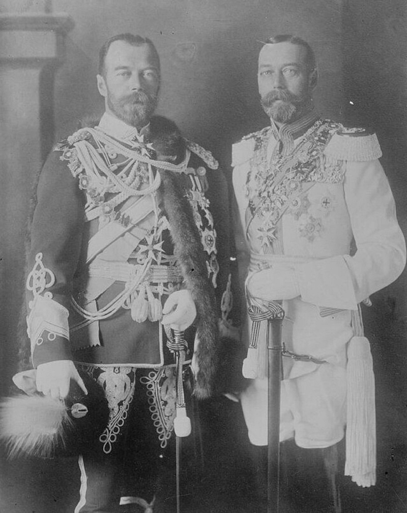 1913, King George V & Tsar Nicholas II Together