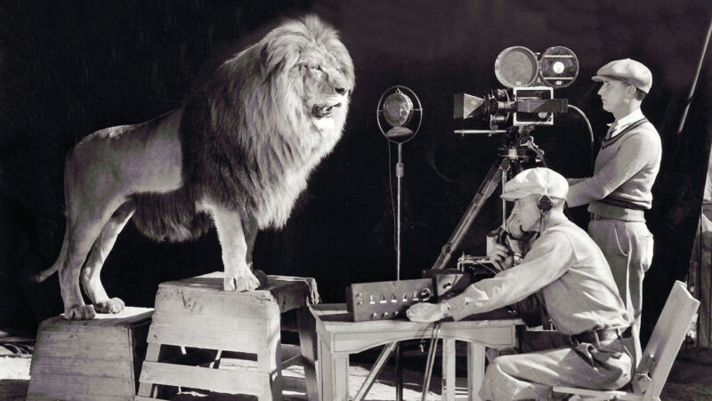 1928-Audio-visual-recording-of-the-MGM-Lion
