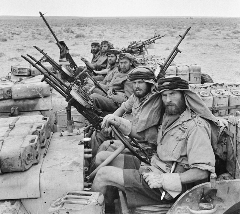 1943, British SAS back from a 3-month patrol of North Africa