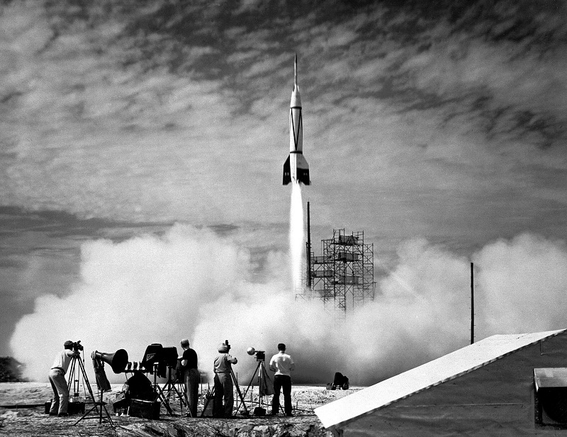 1950, The First Cape Canaveral Launch Photograph - 'Bumper 2'