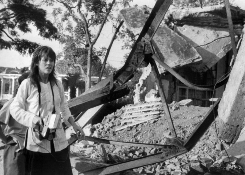 1972, Actress and Activist Jane Fonda visits Vietnam